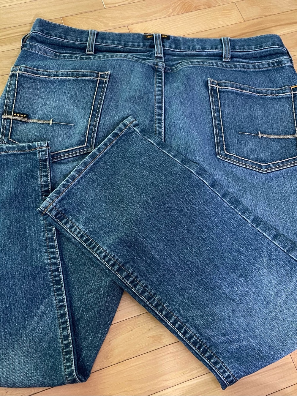 Ariat Rebar Men's Classic Straight Leg M5 Jeans Size 42/30 Denim
